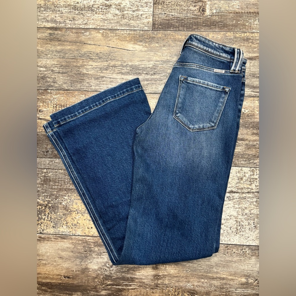 KanCan high rise wide flare jeans